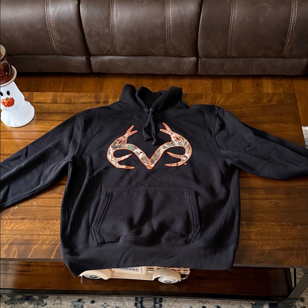 Real tree Black Hoodie